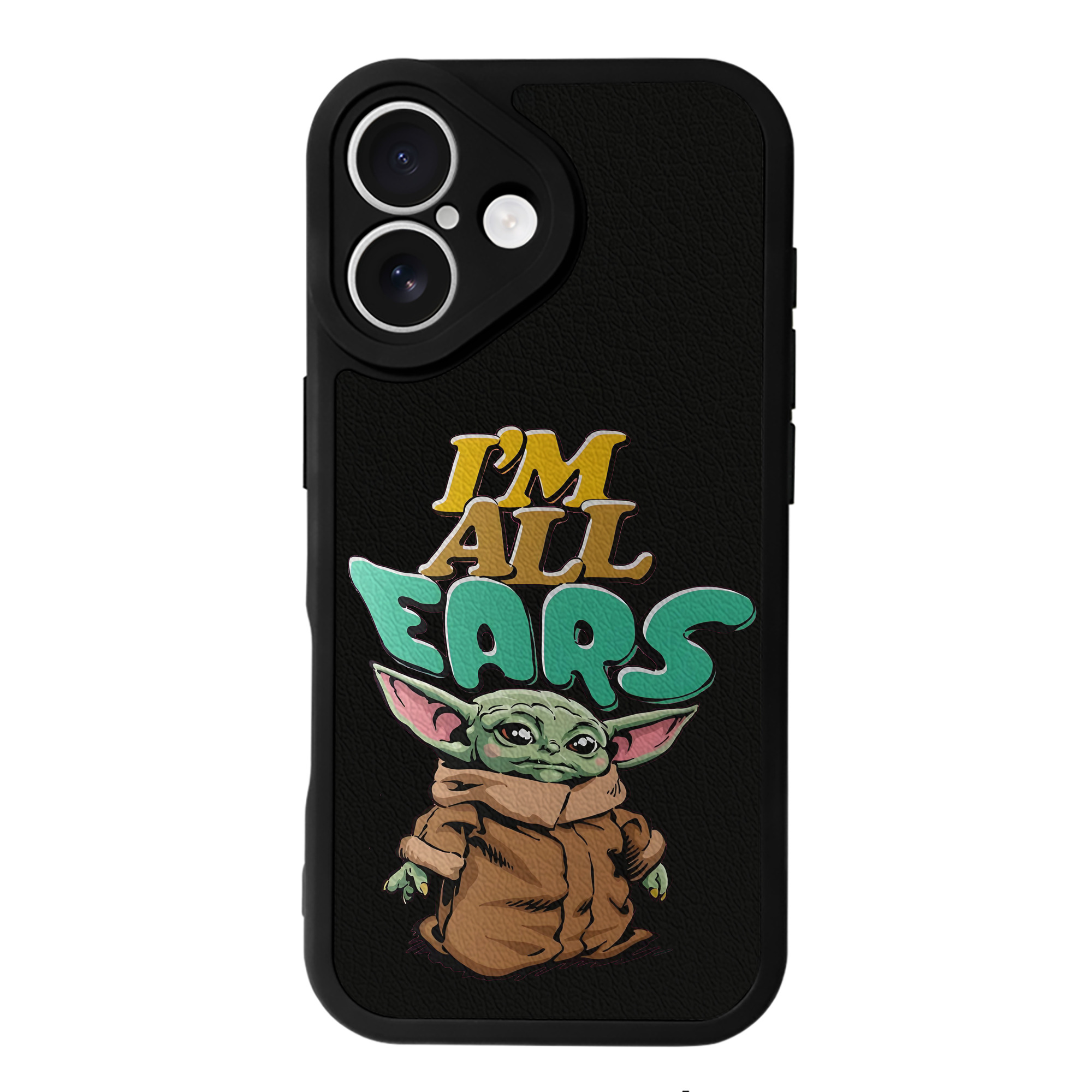 （画像用） スター・ウォーズ Star Wars 【iPhone 16シリーズ対応】シリコンスマホケース（レザー調） 材質：シリコン